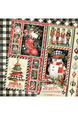 GRAPHIC 45 GRAPHIC 45 MERRY-FUL GREETINGS SIGNATURE CUT-APART 12x12 CARDSTOCK