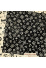 GRAPHIC 45 GRAPHIC 45 MERRY-FUL GREETINGS WINTER SNOWFLAKES 12x12 CARDSTOCK