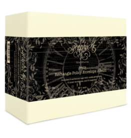 GRAPHIC 45 GRAPHIC 45 IVORY RECTANGLE POLICY ENVELOPE ALBUM
