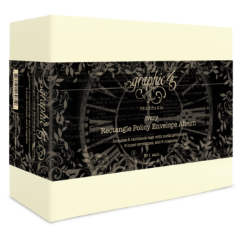 GRAPHIC 45 GRAPHIC 45 IVORY RECTANGLE POLICY ENVELOPE ALBUM