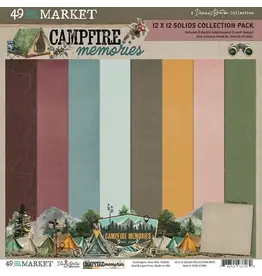 49 AND MARKET 49 AND MARKET CAMPFIRE MEMORIES SOLIDS 12x12 COLLECTION PACK