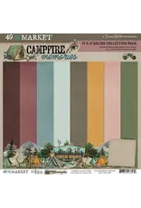 49 AND MARKET 49 AND MARKET CAMPFIRE MEMORIES SOLIDS 12x12 COLLECTION PACK