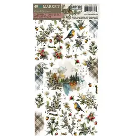 49 AND MARKET 49 AND MARKET CAMPFIRE MEMORIES BLENDABLE 6x12 RUB-ON TRANSFER SET 2/PK