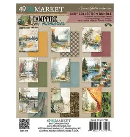 49 AND MARKET 49 AND MARKET CAMPFIRE MEMORIES 6x8 COLLECTION PACK 24 SHEETS