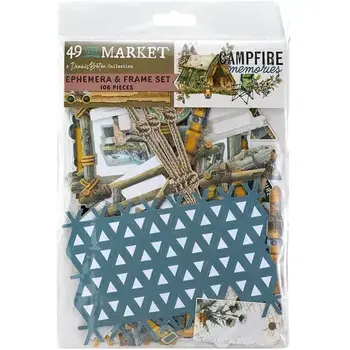 49 AND MARKET 49 AND MARKET CAMPFIRE MEMORIES EPHEMERA FRAMES 106 PIECES