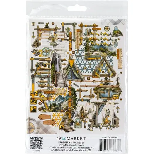 49 AND MARKET 49 AND MARKET CAMPFIRE MEMORIES EPHEMERA FRAMES 106 PIECES