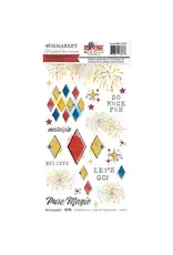 49 AND MARKET 49 AND MARKET MOUSE AND CO BLENDABLE 6x12 RUB-ON TRANSFER SET 2/PK
