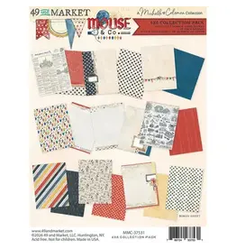 49 AND MARKET 49 AND MARKET MOUSE AND CO 6x8 COLLECTION PACK 24 SHEETS