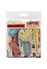 49 AND MARKET 49 AND MARKET MOUSE AND CO CHIPBOARD SET 34 PIECES