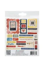 49 AND MARKET 49 AND MARKET MOUSE AND CO CHIPBOARD SET 34 PIECES