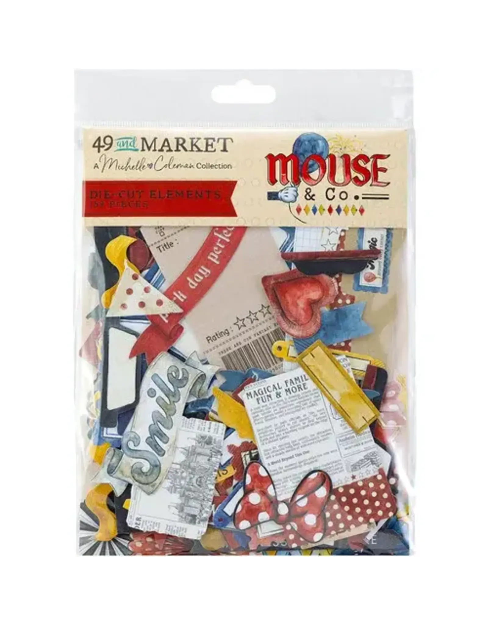 49 AND MARKET 49 AND MARKET MOUSE AND CO DIE-CUT ELEMENTS 159 PIECES