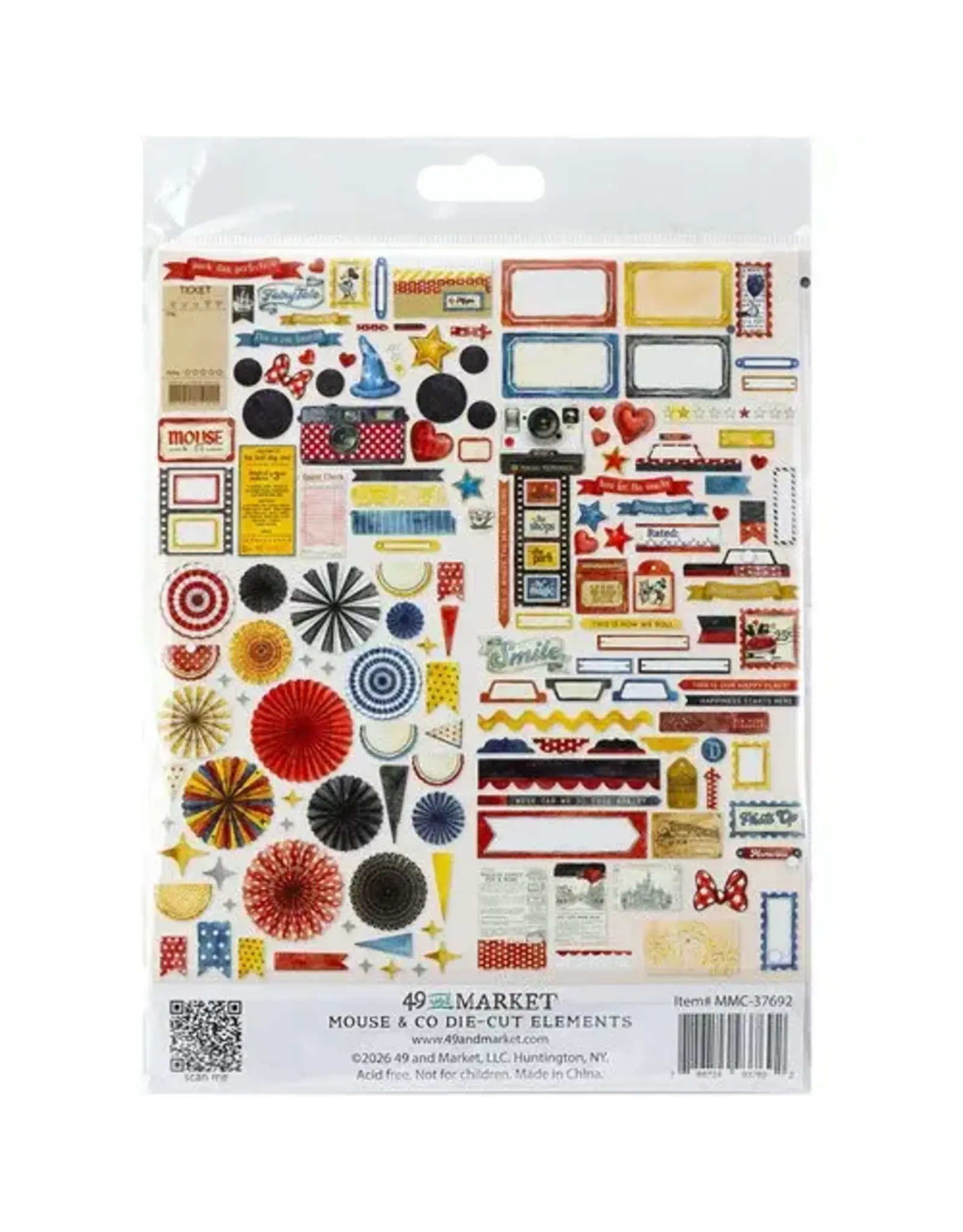 49 AND MARKET 49 AND MARKET MOUSE AND CO DIE-CUT ELEMENTS 159 PIECES