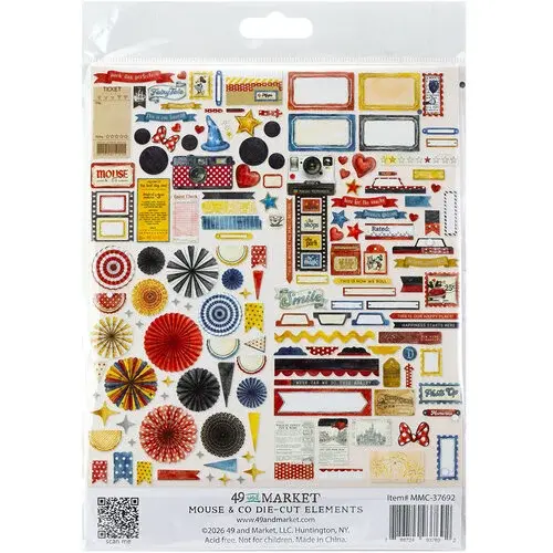 49 AND MARKET 49 AND MARKET MOUSE AND CO DIE-CUT ELEMENTS 159 PIECES