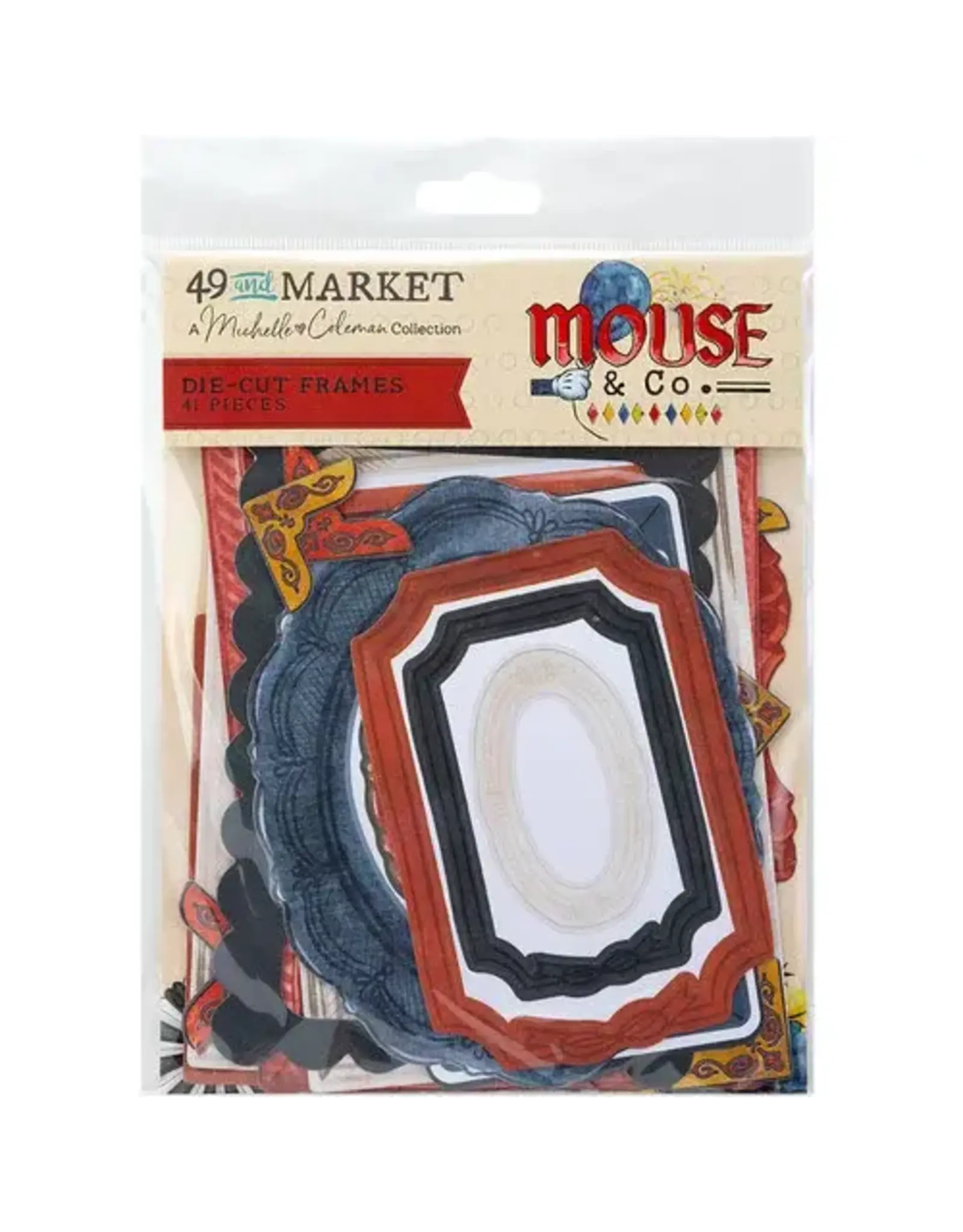 49 AND MARKET 49 AND MARKET MOUSE AND CO DIE-CUT FRAMES 41 PIECES