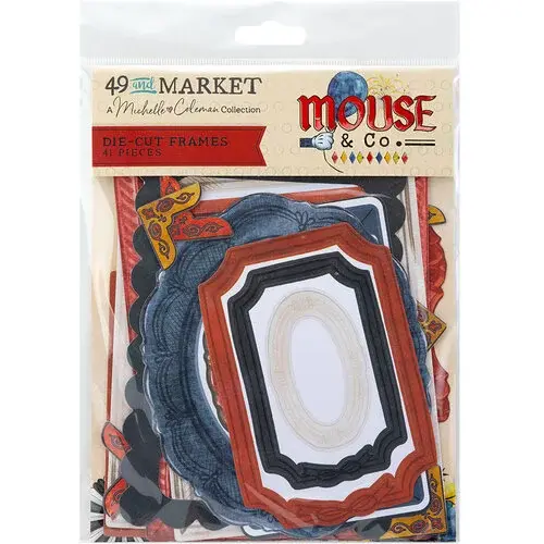 49 AND MARKET 49 AND MARKET MOUSE AND CO DIE-CUT FRAMES 41 PIECES
