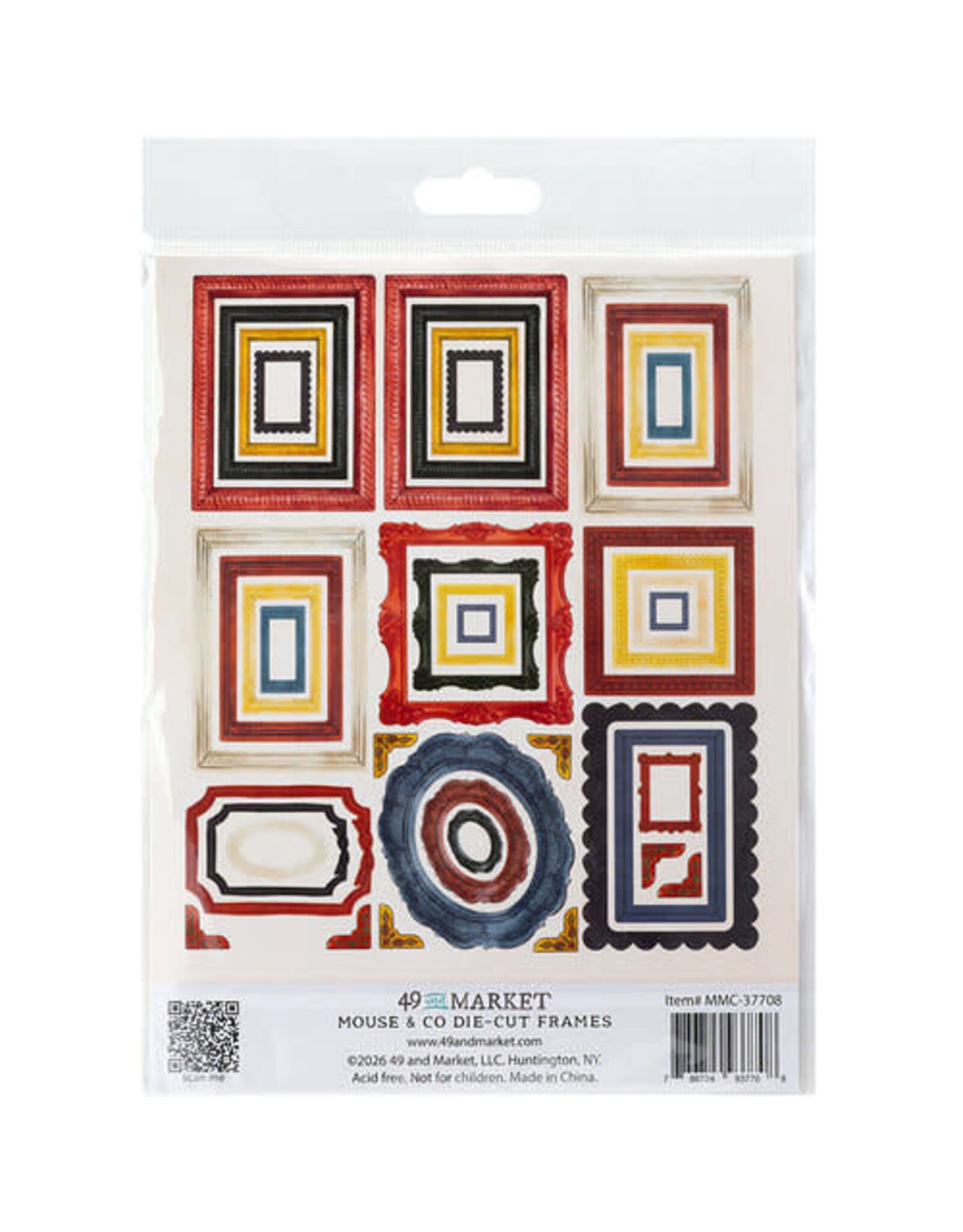 49 AND MARKET 49 AND MARKET MOUSE AND CO DIE-CUT FRAMES 41 PIECES