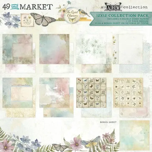 49 AND MARKET 49 AND MARKET THE QUIET OBSERVER 12x12 COLLECTION PACK