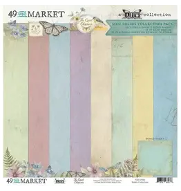 49 AND MARKET 49 AND MARKET THE QUIET OBSERVER SOLIDS 12x12 COLLECTION PACK