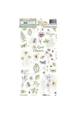 49 AND MARKET 49 AND MARKET THE QUIET OBSERVER BLENDABLE 6x12 RUB-ON TRANSFER SET 2/PK