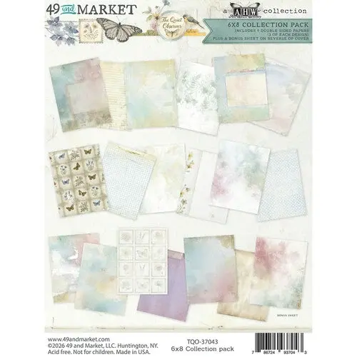 49 AND MARKET 49 AND MARKET THE QUIET OBSERVER 6x8 COLLECTION PACK 24 SHEETS