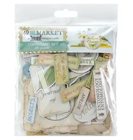 49 AND MARKET 49 AND MARKET THE QUIET OBSERVER CHIPBOARD SET 45 PIECES