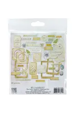 49 AND MARKET 49 AND MARKET THE QUIET OBSERVER CHIPBOARD SET 45 PIECES
