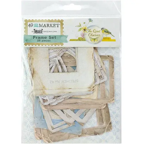 49 AND MARKET 49 AND MARKET THE QUIET OBSERVER FRAME SET 26 PIECES