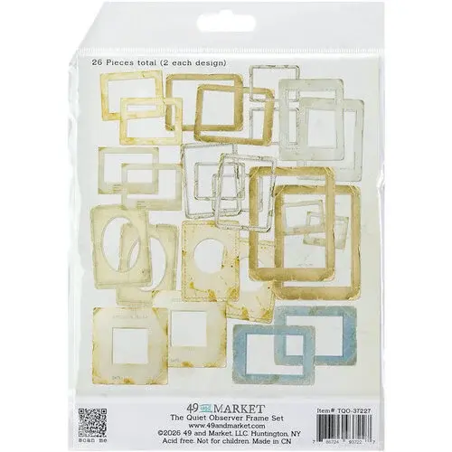 49 AND MARKET 49 AND MARKET THE QUIET OBSERVER FRAME SET 26 PIECES