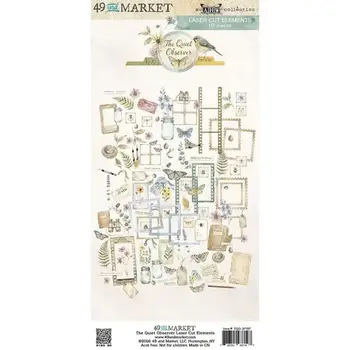 49 AND MARKET 49 AND MARKET THE QUIET OBSERVER 6x12 LASER CUT ELEMENTS
