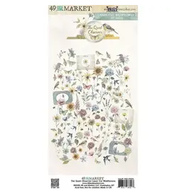 49 AND MARKET 49 AND MARKET THE QUIET OBSERVER 6x12 LASER CUT WILDFLOWERS