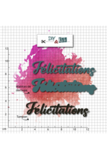 DIY & CIE DIY & CIE FÉLICITATION STAMP AND DIE SET