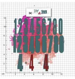DIY & CIE DIY & CIE LARGE NUMBERS DIE SET