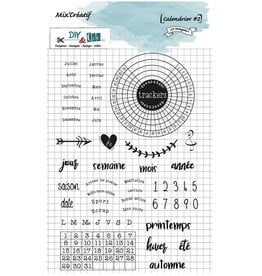 DIY & CIE DIY & CIE CALENDRIER #2 CLEAR STAMP SET
