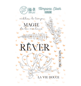 HA-PI LITTLE FOX HA-PI LITTLE FOX RÊVER CLEAR STAMP SET