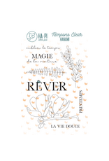 HA-PI LITTLE FOX HA-PI LITTLE FOX RÊVER CLEAR STAMP SET