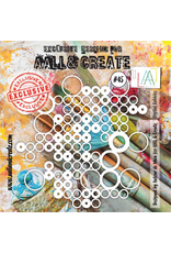 AALL & CREATE AALL & CREATE AUTOUR DE MWA #45 DIGITAL BUBBLES 6X6 STENCIL