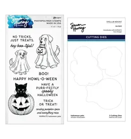 SPELLBINDERS SPELLBINDERS SIMON HURLEY HALLOWEEN PETS CLEAR STAMP & DIE SET