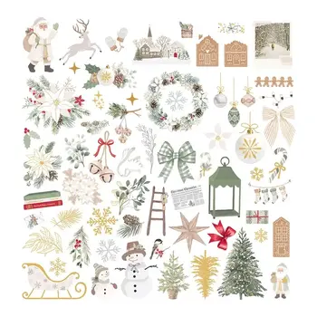 SPELLBINDERS SPELLBINDERS ROSIE'S STUDIO SLEIGH BELLS RING EPHEMERA DIE-CUTS 128/PK
