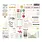 SPELLBINDERS SPELLBINDERS ROSIE'S STUDIO SLEIGH BELLS RING SENTIMENTS EPHEMERA DIE-CUTS 128/PK