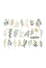 SPELLBINDERS SPELLBINDERS ROSIE'S STUDIO SLEIGH BELLS RING FOLIAGE STICKERS