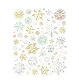 SPELLBINDERS SPELLBINDERS ROSIE'S STUDIO SLEIGH BELLS RING GLISTEN STICKERS