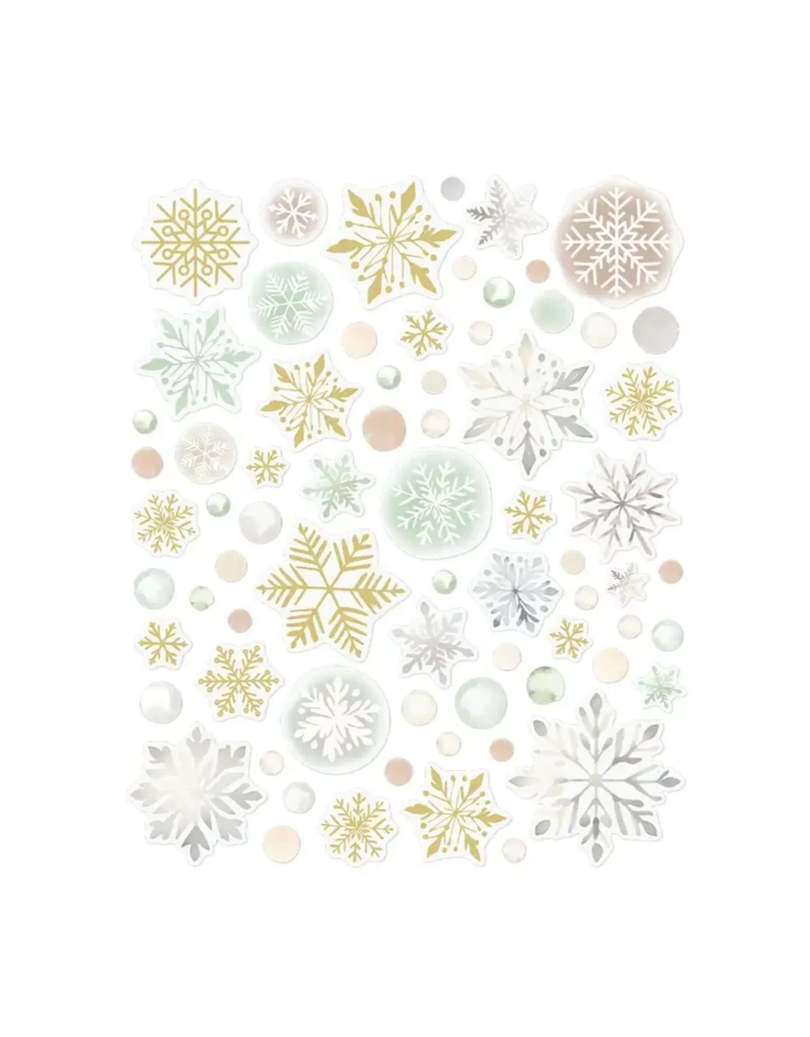 SPELLBINDERS SPELLBINDERS ROSIE'S STUDIO SLEIGH BELLS RING GLISTEN STICKERS