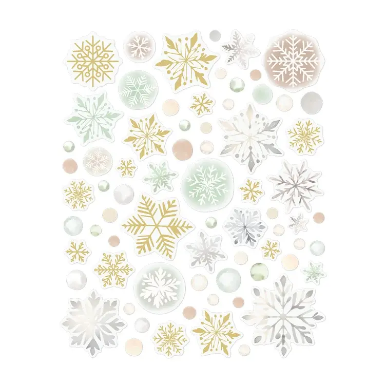 SPELLBINDERS SPELLBINDERS ROSIE'S STUDIO SLEIGH BELLS RING GLISTEN STICKERS