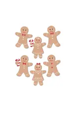 SPELLBINDERS SPELLBINDERS ROSIE'S STUDIO SLEIGH BELLS RING GINGERBREAD DIMENSIONAL ACETATE STICKERS