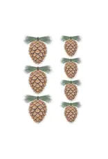 SPELLBINDERS SPELLBINDERS ROSIE'S STUDIO SLEIGH BELLS RING PINECONES DIMENSIONAL ACETATE STICKERS