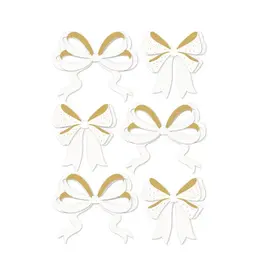 SPELLBINDERS SPELLBINDERS ROSIE'S STUDIO SLEIGH BELLS RING BOWS DIMENSIONAL ACETATE STICKERS
