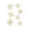 SPELLBINDERS SPELLBINDERS ROSIE'S STUDIO SLEIGH BELLS RING STARS DIMENSIONAL ACETATE STICKERS