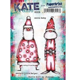 PAPER ARTSY PAPER ARTSY KATE CRANE KC026 CLING STAMP SET