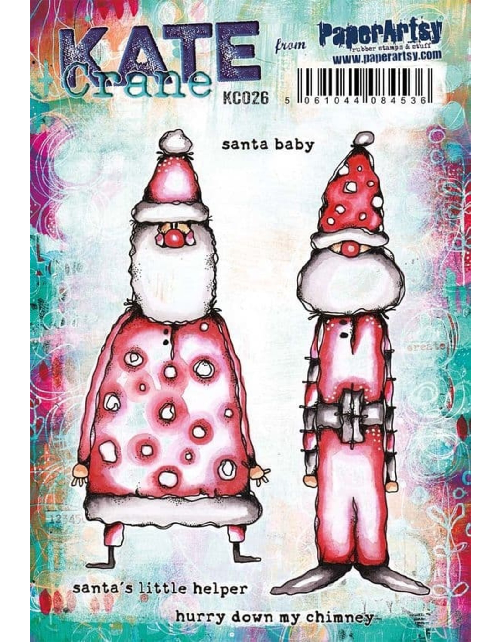 PAPER ARTSY PAPER ARTSY KATE CRANE KC026 TAMPONS EN CAOUTCHOUC