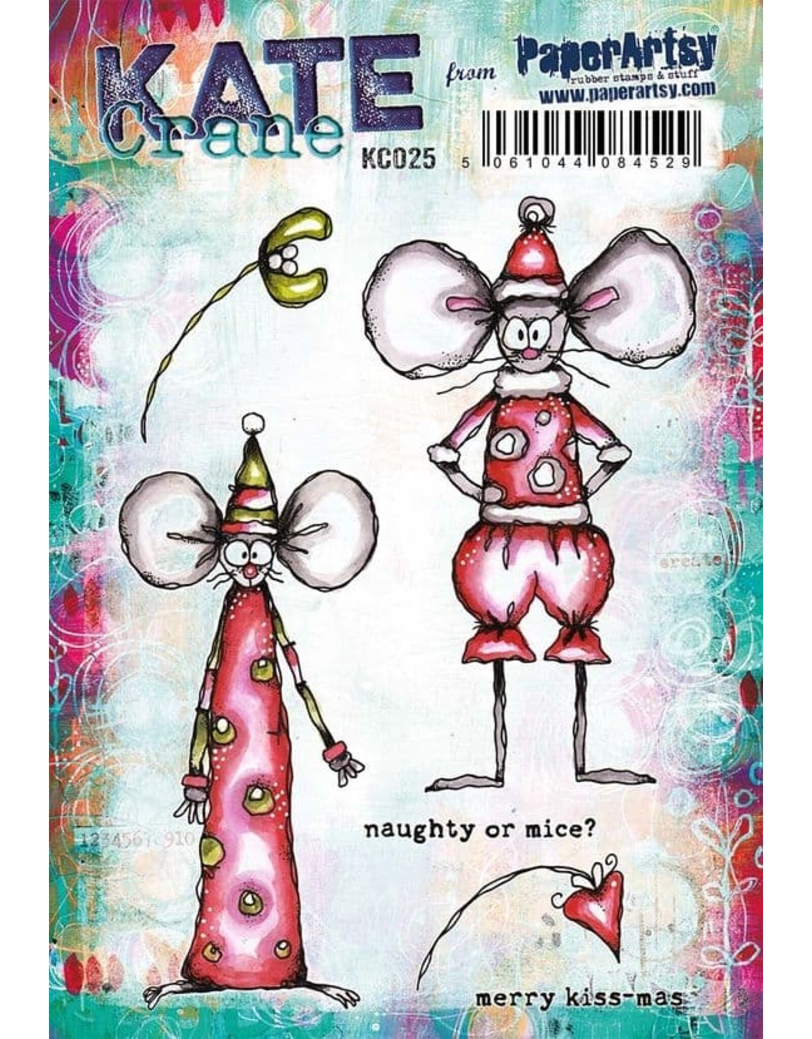 PAPER ARTSY PAPER ARTSY KATE CRANE KC025 TAMPONS EN CAOUTCHOUC